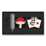 Ozdoba na zápisník Moleskine - Alice in Wonderland Mushroom