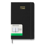 Diář Moleskine UNI, tvrdé desky - L, týdenní, nedatovaný, černý Diář Moleskine UNI, tvrdé desky - L, týdenní, nedatovaný, černý