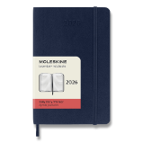 Diář Moleskine 2026 - měkké desky, S, denní, modrý Diář Moleskine 2026 - měkké desky, S, denní, modrý