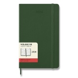 Diář Moleskine 2026 - tvrdé desky, L, denní, tmavě zelený Diář Moleskine 2026 - tvrdé desky, L, denní, tmavě zelený