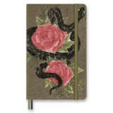 Zápisník Moleskine Snake Roses - L, linkovaný, sběratelská edice Zápisník Moleskine Snake Roses - L, linkovaný, sběratelská edice