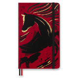 Zápisník Moleskine Horse Wood - tvrdé desky, L, linkovaný