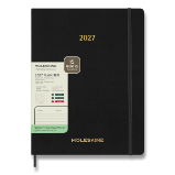 Diář Moleskine Essential 2027 - měkké desky, XXL, týdenní, vertikální, černý Diář Moleskine Essential 2027 - měkké desky, XXL, týdenní, vertikální, černý
