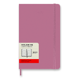 Diář MOLESKINE 2027 CP denní tvrdý růžový L - Denní diáře Diář Moleskine Colored Patterned 2027 - tvrdé desky, L, denní, růžový