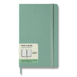 Diář Moleskine Colored Patterned 2027 - tvrdé desky, L, týdenní, zelený - Diáře podle dnů Diář Moleskine Colored Patterned 2027 - tvrdé desky, L, týdenní, zelený