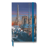 Zápisník Moleskine I am Paris - tvrdé desky, L, linkovaný