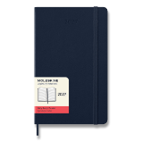 Diář Moleskine 2027 - tvrdé desky, L, denní, modrý Diář Moleskine 2027 - tvrdé desky, L, denní, modrý