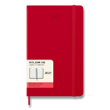Diář Moleskine 2027 - tvrdé desky, L, denní, červený Diář Moleskine 2027 - tvrdé desky, L, denní, červený