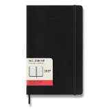 Diář Moleskine 2027 - měkké desky, L, denní, černý Diář Moleskine 2027 - měkké desky, L, denní, černý
