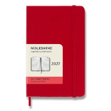 Diář Moleskine 2027 - tvrdé desky, S, denní, červený Diář Moleskine 2027 - tvrdé desky, S, denní, červený
