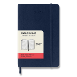 Diář Moleskine 2027 - měkké desky, S, denní, modrý