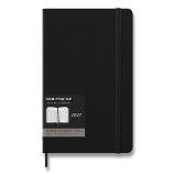 Diář Moleskine PRO 2027 - tvrdé desky, L, týdenní, vertikální, černý Diář Moleskine PRO 2027 - tvrdé desky, L, týdenní, vertikální, černý