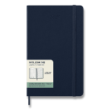 Diář Moleskine 2027 - tvrdé desky, L, týdenní, modrý Diář Moleskine 2027 - tvrdé desky, L, týdenní, modrý
