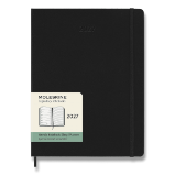 Diář Moleskine 2027 - tvrdé desky, XL, týdenní, černý Diář Moleskine 2027 - tvrdé desky, XL, týdenní, černý