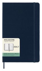 18měsíční diář Moleskine 2026-27 - tvrdé desky, L, týdenní, modrý 18měsíční diář Moleskine 2026-27 - tvrdé desky, L, týdenní, modrý