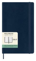 18měsíční diář Moleskine 2026-27 - měkké desky, L, týdenní, modrý