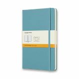 Moleskine Zápisník modrozelený L, linkovaný, tvrdý