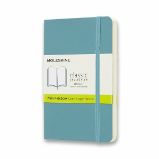 Zápisník Moleskine - měkké desky, S, čistý - tyrkysový