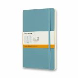 Moleskine Zápisník modrozelený L, linkovaný, měkký
