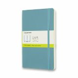 Zápisník Moleskine - měkké desky, L, čistý - tyrkysový