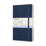 Skicář Moleskine - tvrdé desky, L - modrý