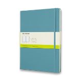 Moleskine Zápisník modrozelený XL, čistý, tvrdý
