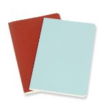 Sešity Moleskine Volant - měkké desky S, čisté, 2 ks, výběr barev - oranžový/ modrý Sešity Moleskine Volant - měkké desky S, čisté, 2 ks, výběr barev - oranžový/ modrý