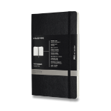 Zápisník Moleskine Professional - měkké desky, L - černý
