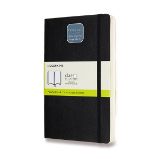 Zápisník Moleskine Expanded - měkké desky, L, čistý - černý