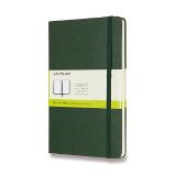 Zápisník Moleskine - tvrdé desky, L, čistý - tm. zelený Zápisník Moleskine - tvrdé desky, L, čistý - tm. zelený