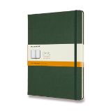 Zápisník Moleskine - tvrdé desky, XL, linkovaný - tm. zelený Zápisník Moleskine - tvrdé desky, XL, linkovaný - tm. zelený