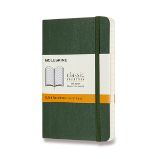 Zápisník Moleskine - měkké desky, S, linkovaný - tm. zelený Zápisník Moleskine - měkké desky, S, linkovaný - tm. zelený