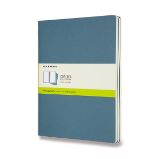 Sešity Moleskine Cahier, XL, čisté, 3 ks - tm. tyrkysové - Sešity Moleskine Sešity 3 ks modré XL, čisté