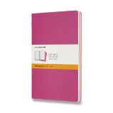 Sešity Moleskine Cahier, L, linkované, 3 ks - tm. růžové Sešity Moleskine Cahier, L, linkované, 3 ks - tm. růžové