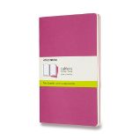 Sešity Moleskine Cahier, L, čisté, 3 ks - tm. růžové Sešity Moleskine Cahier, L, čisté, 3 ks - tm. růžové