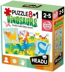 Headu: Puzzle 8+1 Dinosauři - Dětské puzzle Headu: Puzzle 8+1 Dinosauři