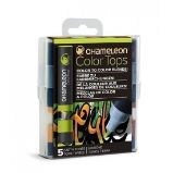 Set Chameleon Color Tops, 5ks - zemité tóny Set Chameleon Color Tops, 5ks - zemité tóny