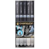 Set Chameleon tónovací fixy, 5ks - šedé tóny Set Chameleon tónovací fixy, 5ks - šedé tóny