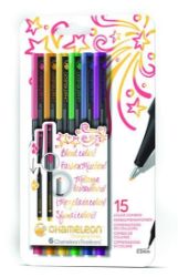 Set Chameleon Fineliner - detailní popisovače, 6ks - základní tóny - Kreativní sady a materiály Set Chameleon Fineliner - detailní popisovače, 6ks - základní tóny