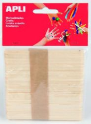 APLI nanuková dřívka 150 x 18 mm - přírodní 40 ks - Pěnovka a filc APLI nanuková dřívka 150 x 18 mm - přírodní 40 ks