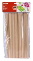APLI špejle dřevěné 200 x 3 mm - přírodní 50 ks - Kreativní sady a materiály APLI špejle dřevěné 200 x 3 mm - přírodní 50 ks