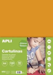 Barevný papír A4 170 g - oranžový 50 ks - Papíry Barevný papír A4 170 g - oranžový 50 ks