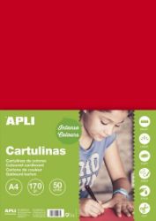 Barevný papír A4 170 g - červený 50 ks - Papíry Barevný papír A4 170 g - červený 50 ks