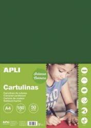 Barevný papír A4 170 g - tmavě zelený 50 ks - Papíry Barevný papír A4 170 g - tmavě zelený 50 ks