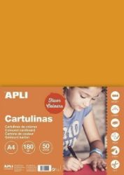 Barevný papír A4 170 g fluo - oranžový 50 ks - Papíry Barevný papír A4 170 g fluo - oranžový 50 ks
