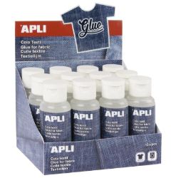 Apli Transparentní lepidlo na textil 80 ml - Lepidla a lepicí pásky Apli Transparentní lepidlo na textil 80 ml