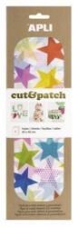APLI Cut&Patch papír 30 x 50 cm - Hvězdy barevné 3 ks APLI Cut&Patch papír 30 x 50 cm - Hvězdy barevné 3 ks