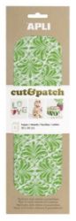 APLI Cut&Patch papír 30 x 50 cm - Zeleno-bílý motiv 3 ks - Papíry a čtvrtky APLI Cut&Patch papír 30 x 50 cm - Zeleno-bílý motiv 3 ks