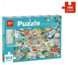 Edukační puzzle Město 104 dílků Edukační puzzle Město 104 dílků