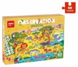 Edukační puzzle Savana 60 dílků - Puzzle Edukační puzzle Savana 60 dílků